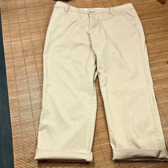 St. John's Bay Pants - Size 14 St. John’s bay chino crop pants, cuffed or uncuffed option/pockets